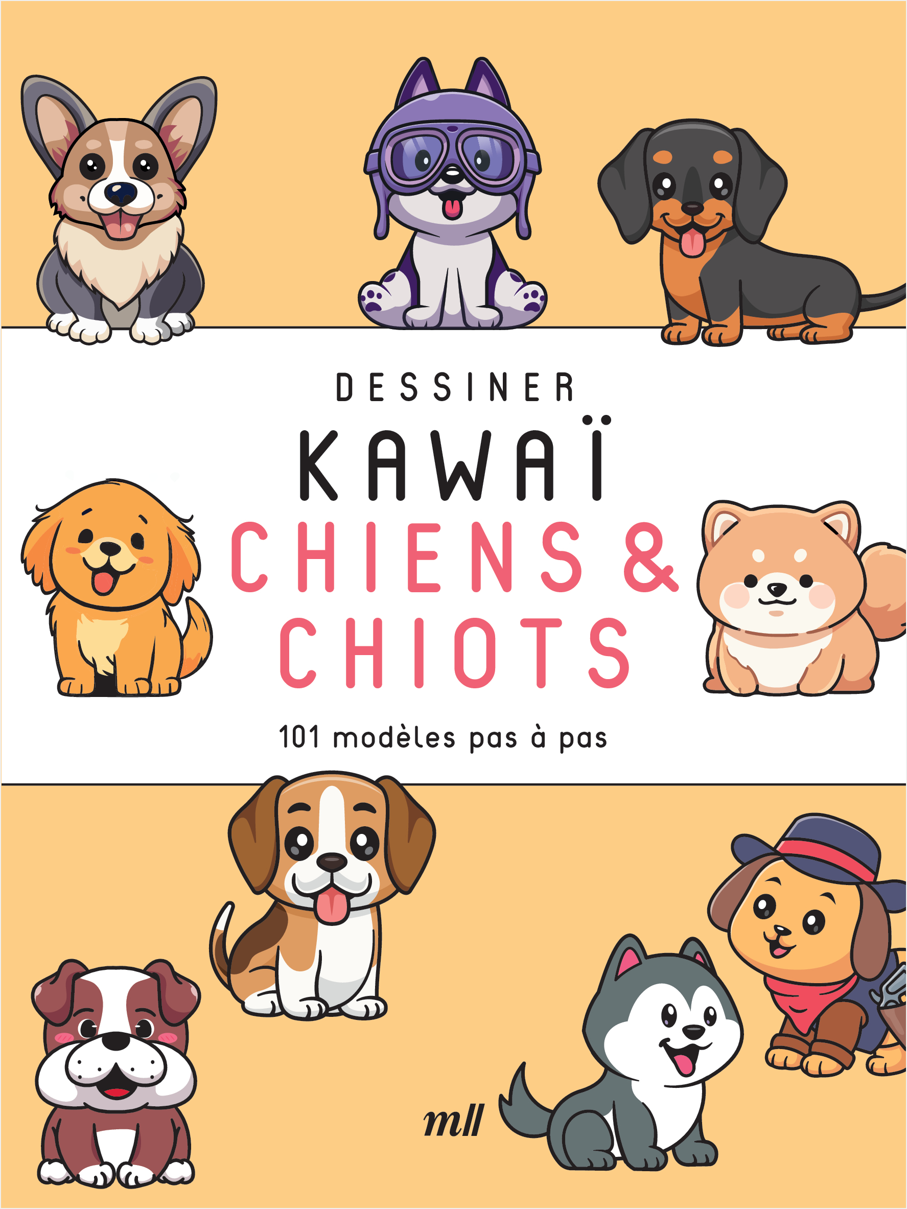 Dessiner kawaï - Chiens et Chiots