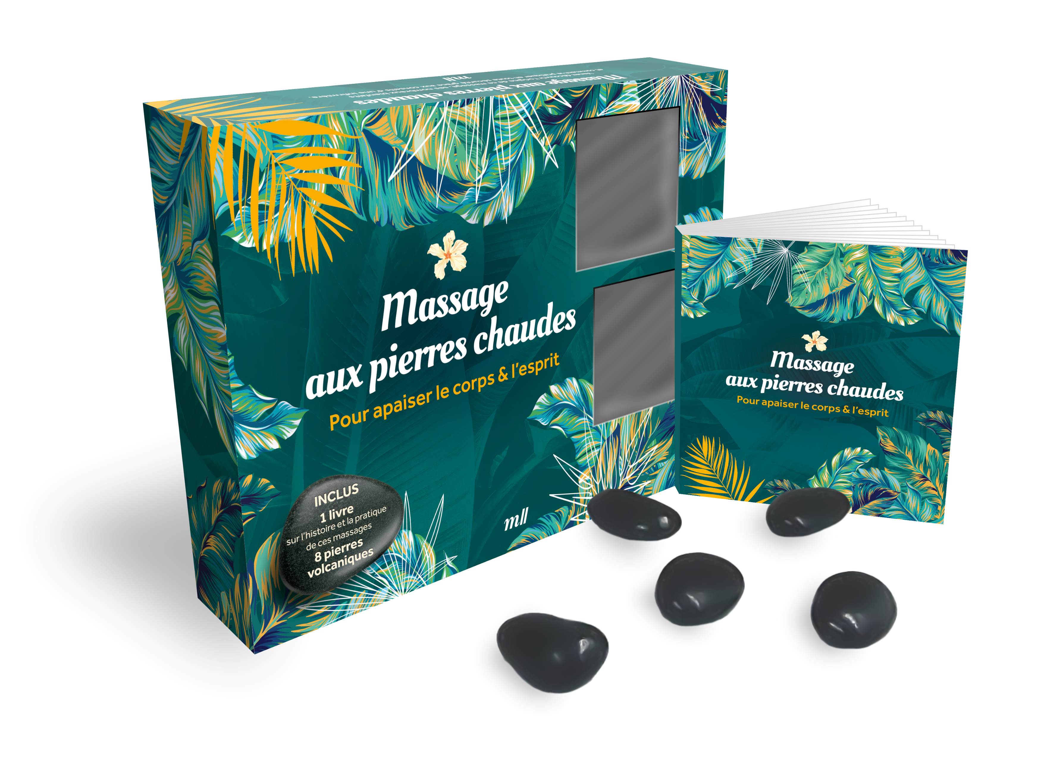 Coffret - Massage aux pierres chaudes, pour apaiser le corps et l'esprit