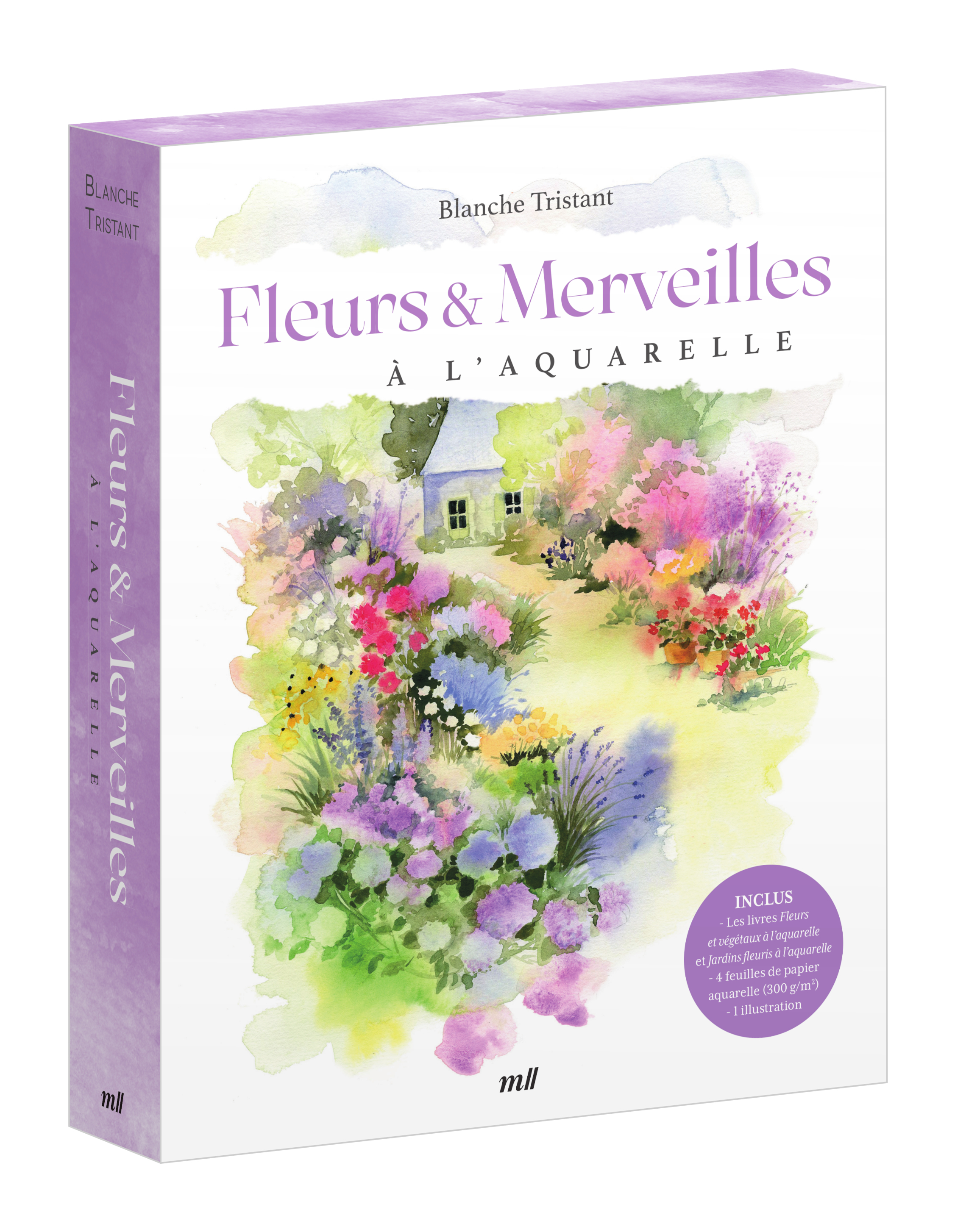 Coffret - Fleurs et Merveilles à l'aquarelle