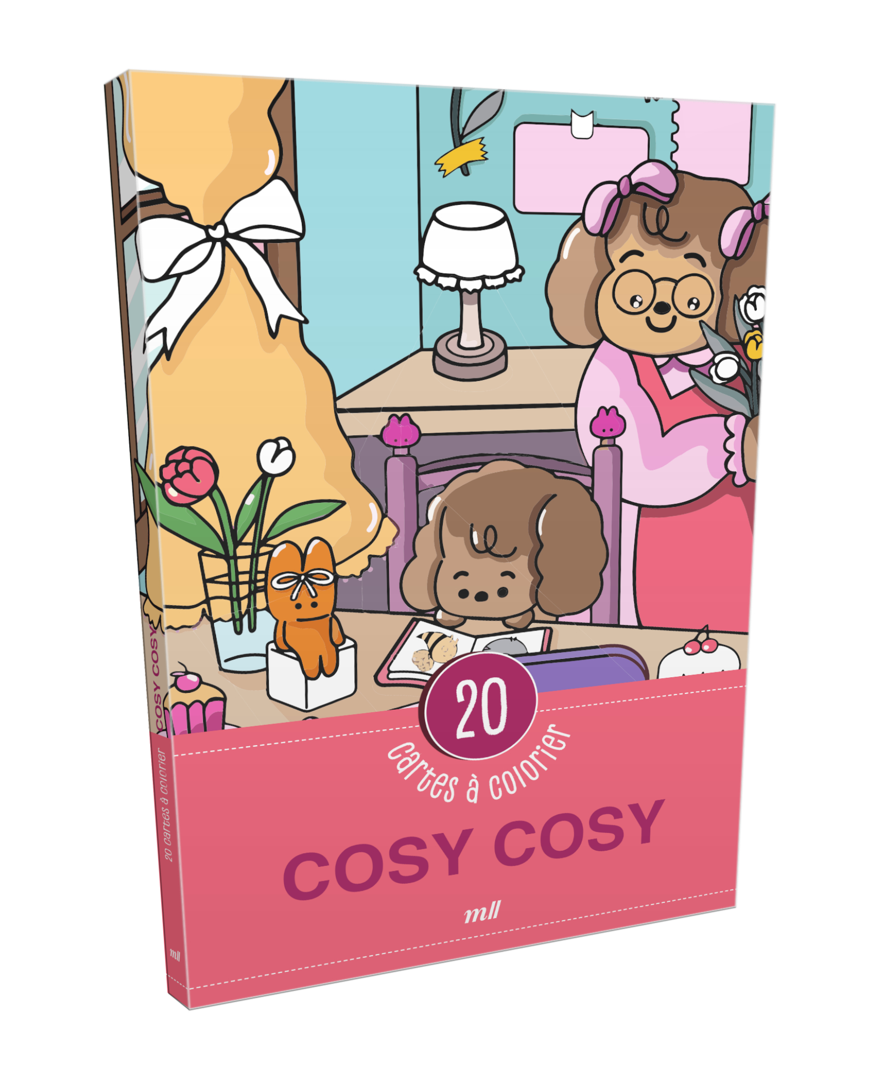 Cosy cosy - 20 cartes à colorier