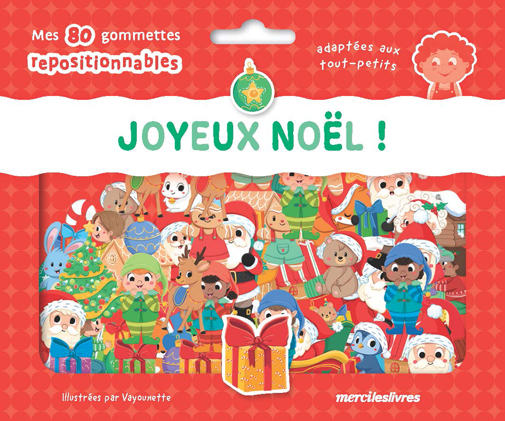 Joyeux Noël ! - Ma pochette de gommettes repositionnables
