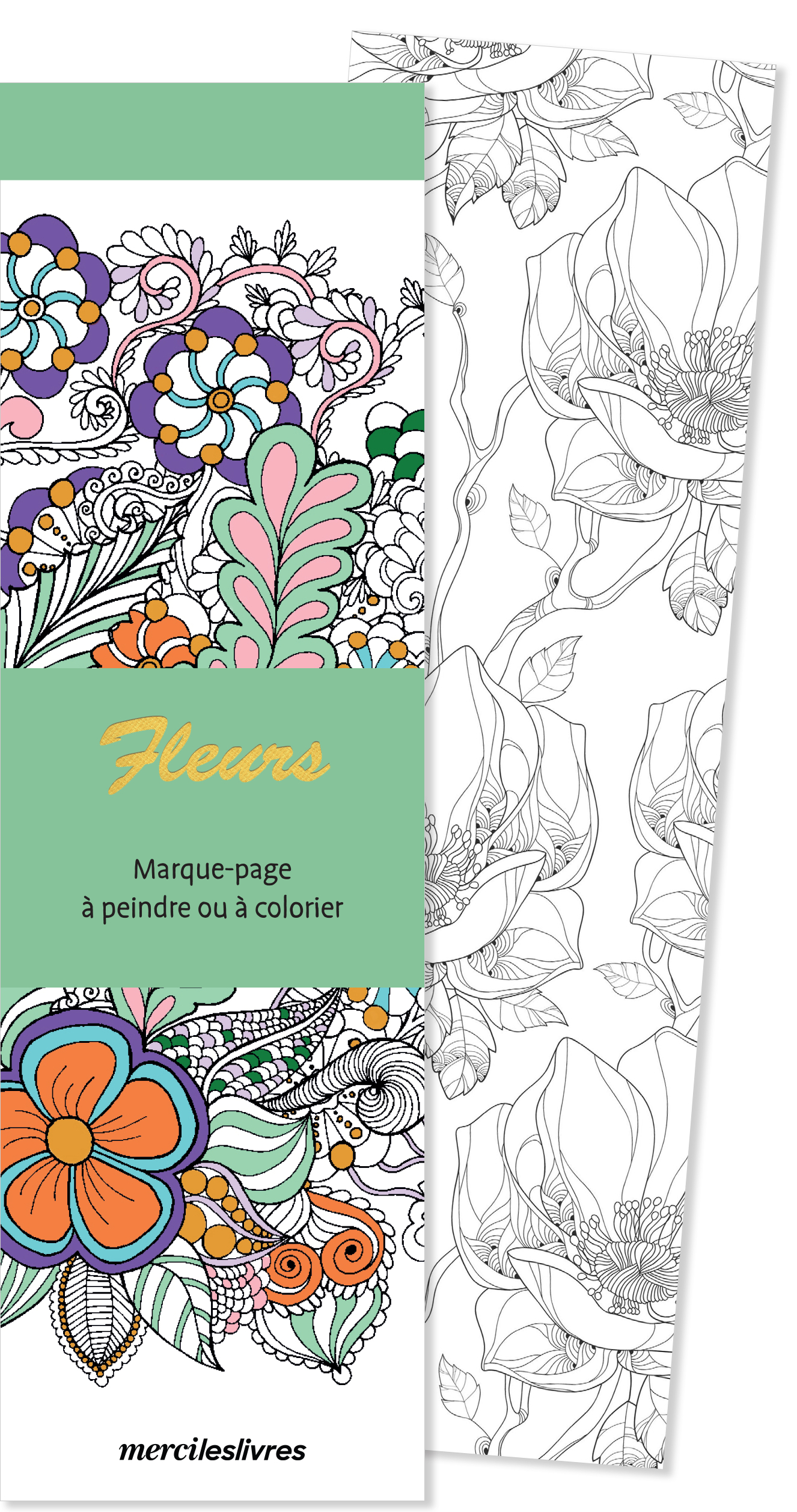 Marque-pages - Fleurs
