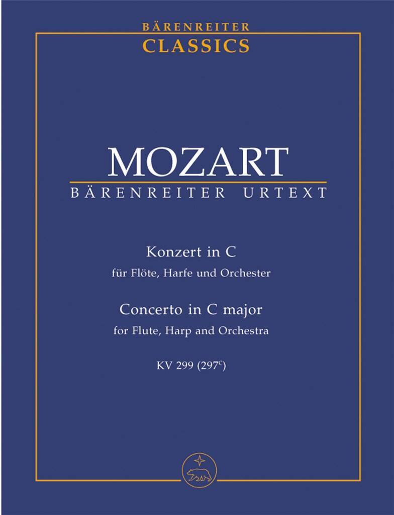 WOLFGANG AMADEUS MOZART : CONCERTO IN C MAJOR K. 299 (297C) - PARTITION D'ETUDE