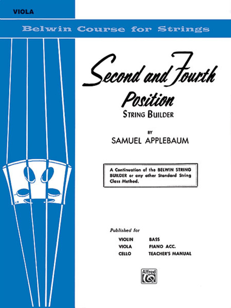 SAMUEL APPLEBAUM : 2ND AND 4TH POSITION STRING BUILDER - ALTO