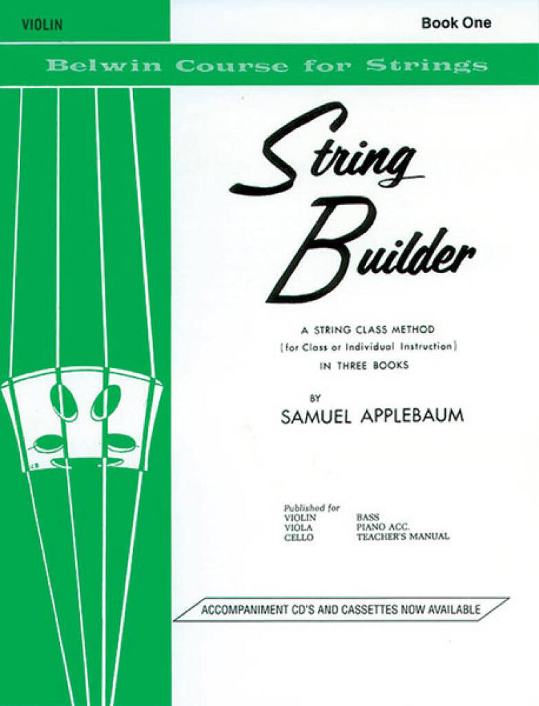 SAMUEL APPLEBAUM : STRING BUILDER 1 - VIOLON