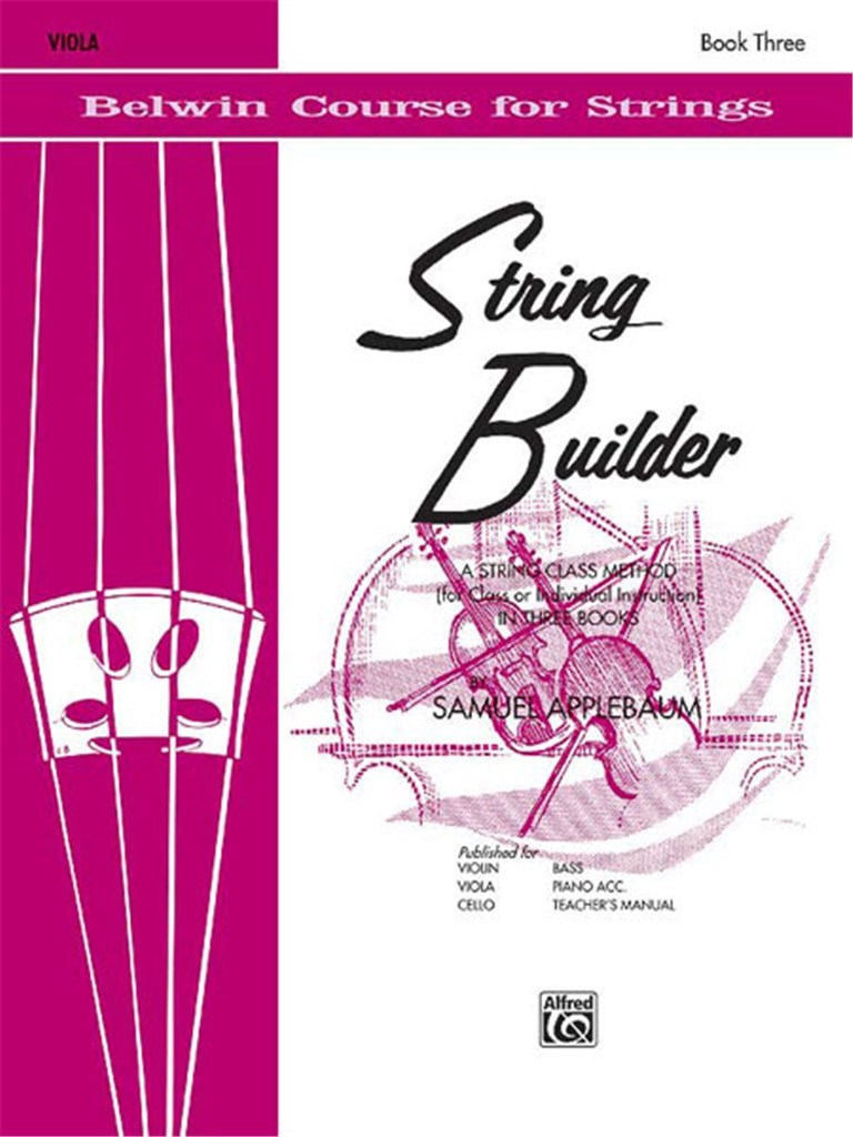 SAMUEL APPLEBAUM : STRING BUILDER BOOK III - ALTO
