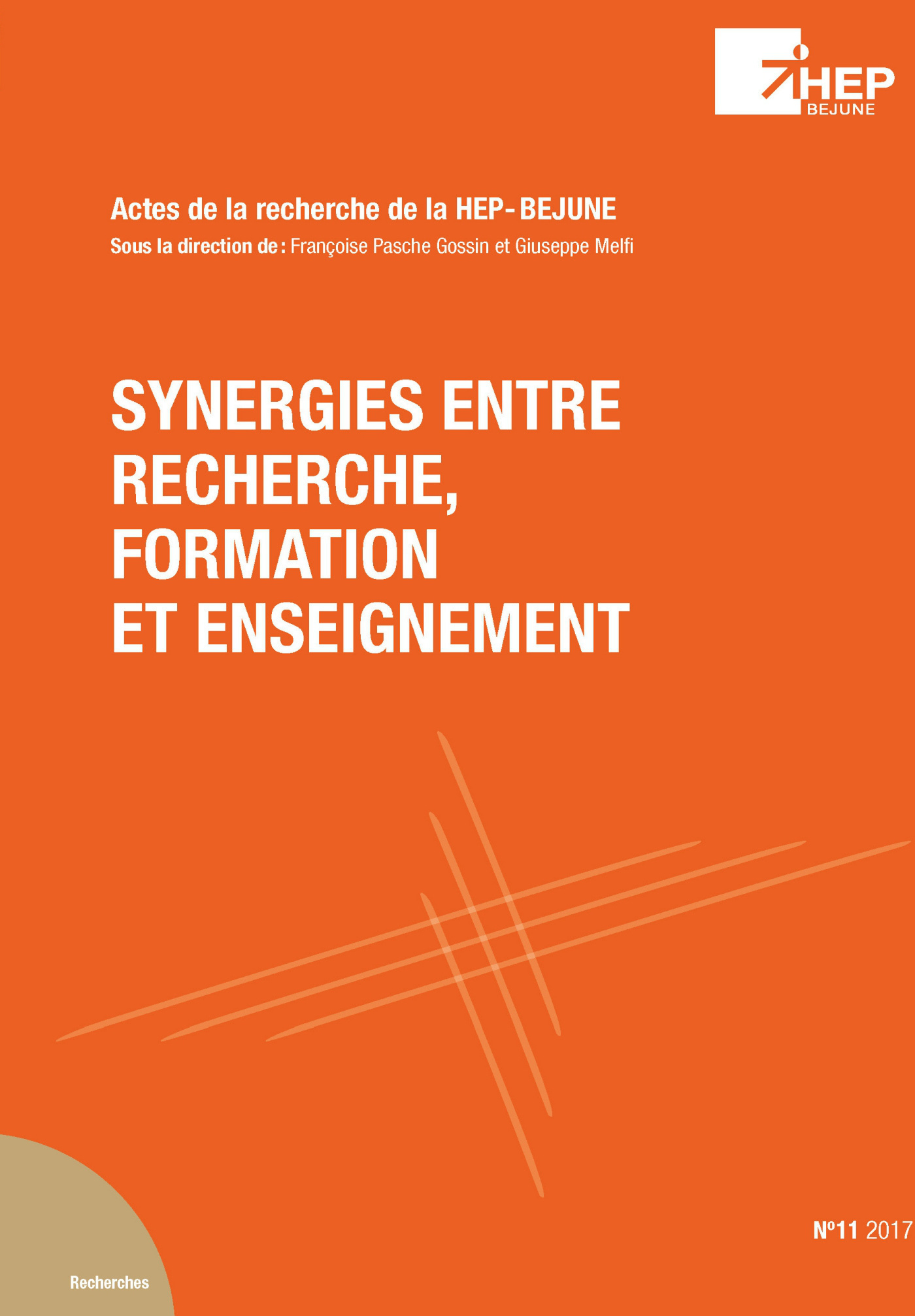 SYNERGIES ENTRE RECHERCHE, FORMATION ET ENSEIGNEMENT
