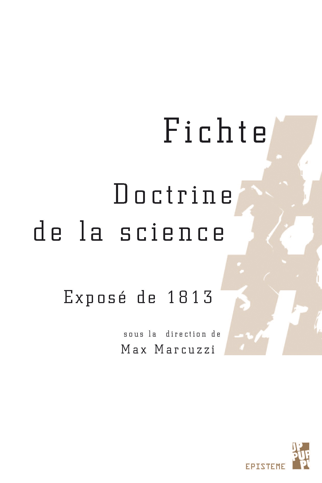 Fichte doctrine de la science
