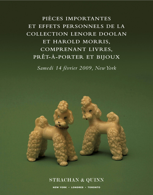 Pièces importantes et effets personnels de la collection Lenore Doolan et Harold Morris, comprenant