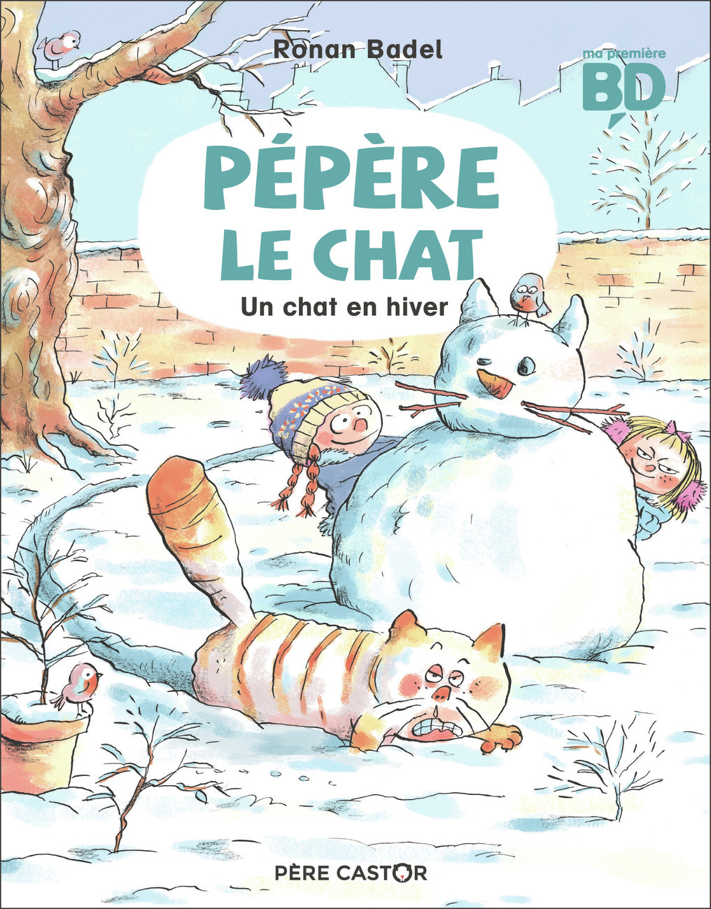 Un chat en hiver