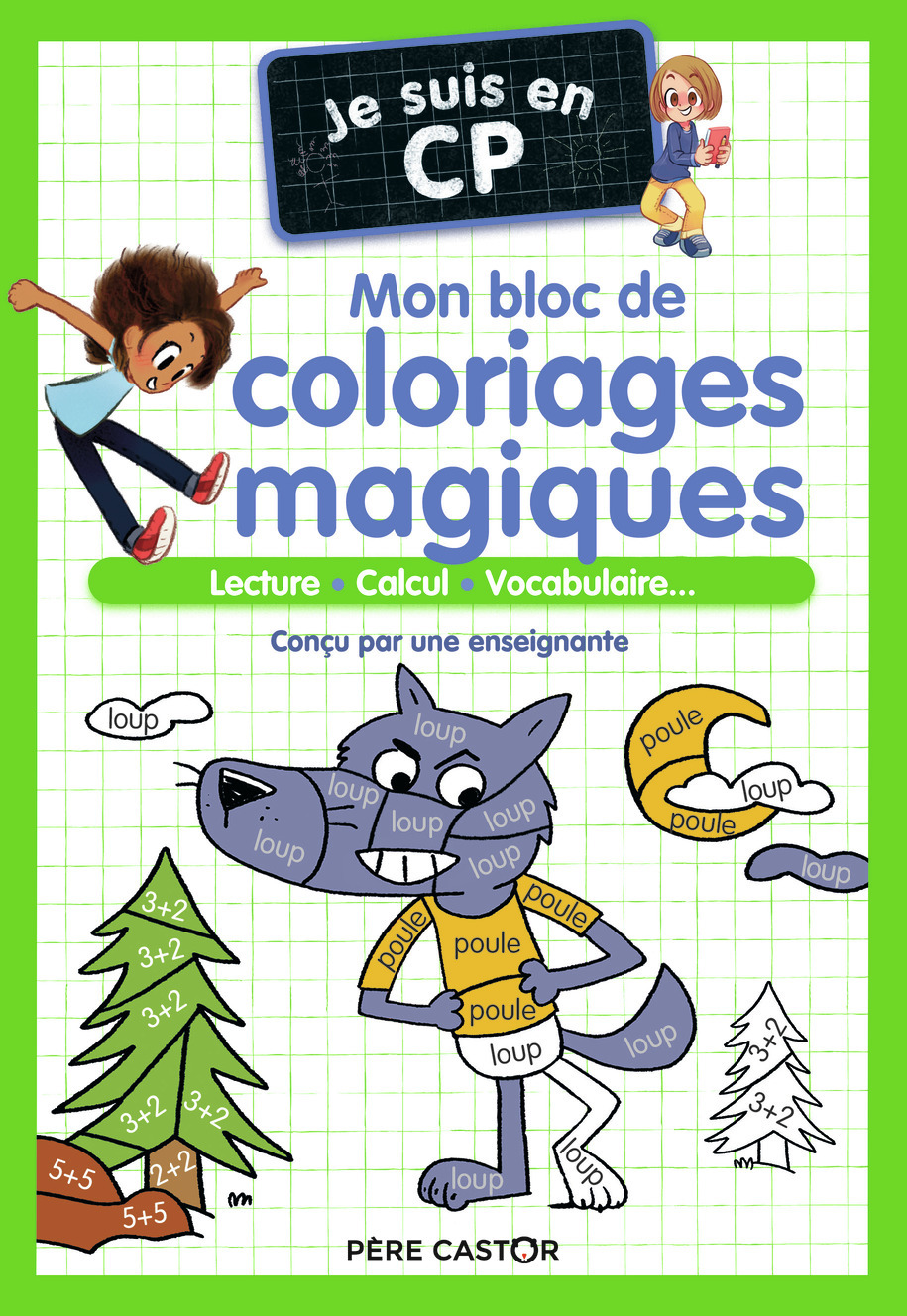 Je suis en CP - Mon bloc de coloriages magiques - CP