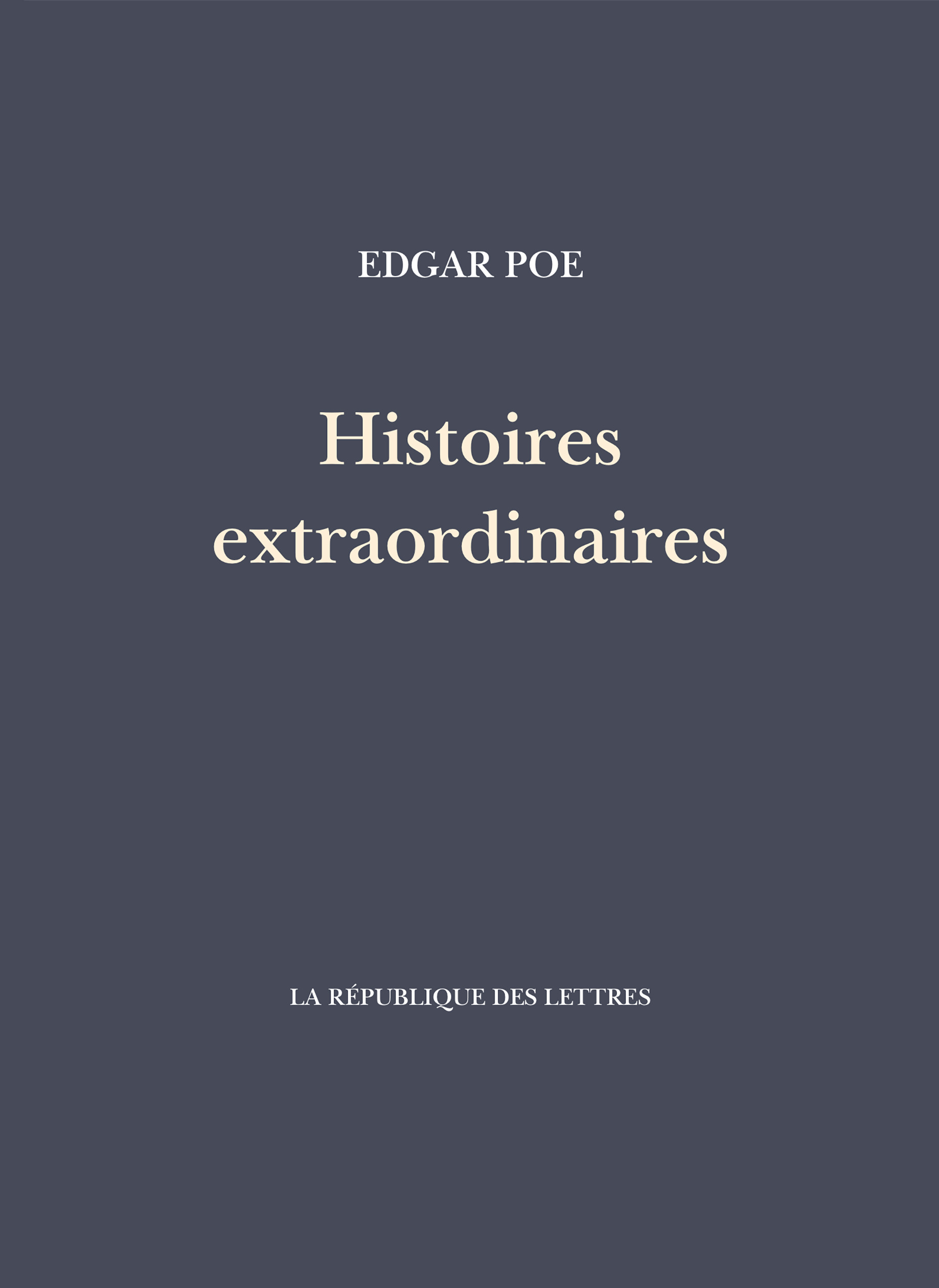 Histoires extraordinaires