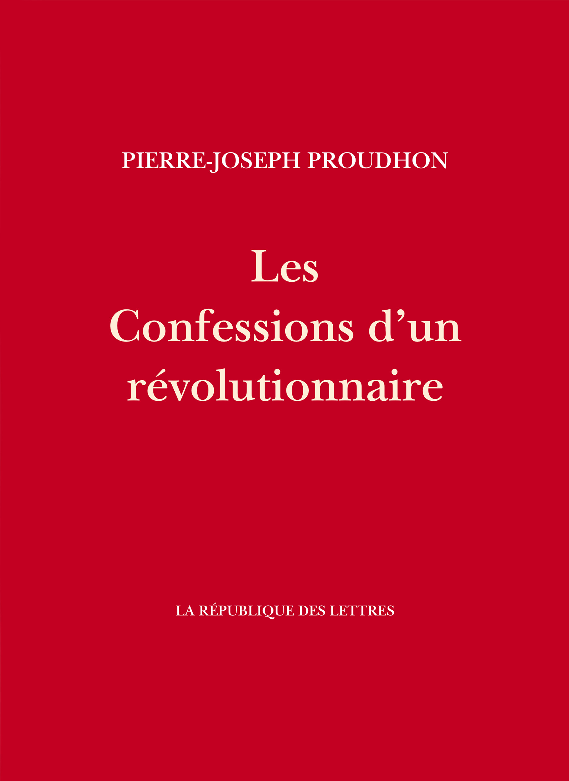Les Confessions d'un révolutionnaire