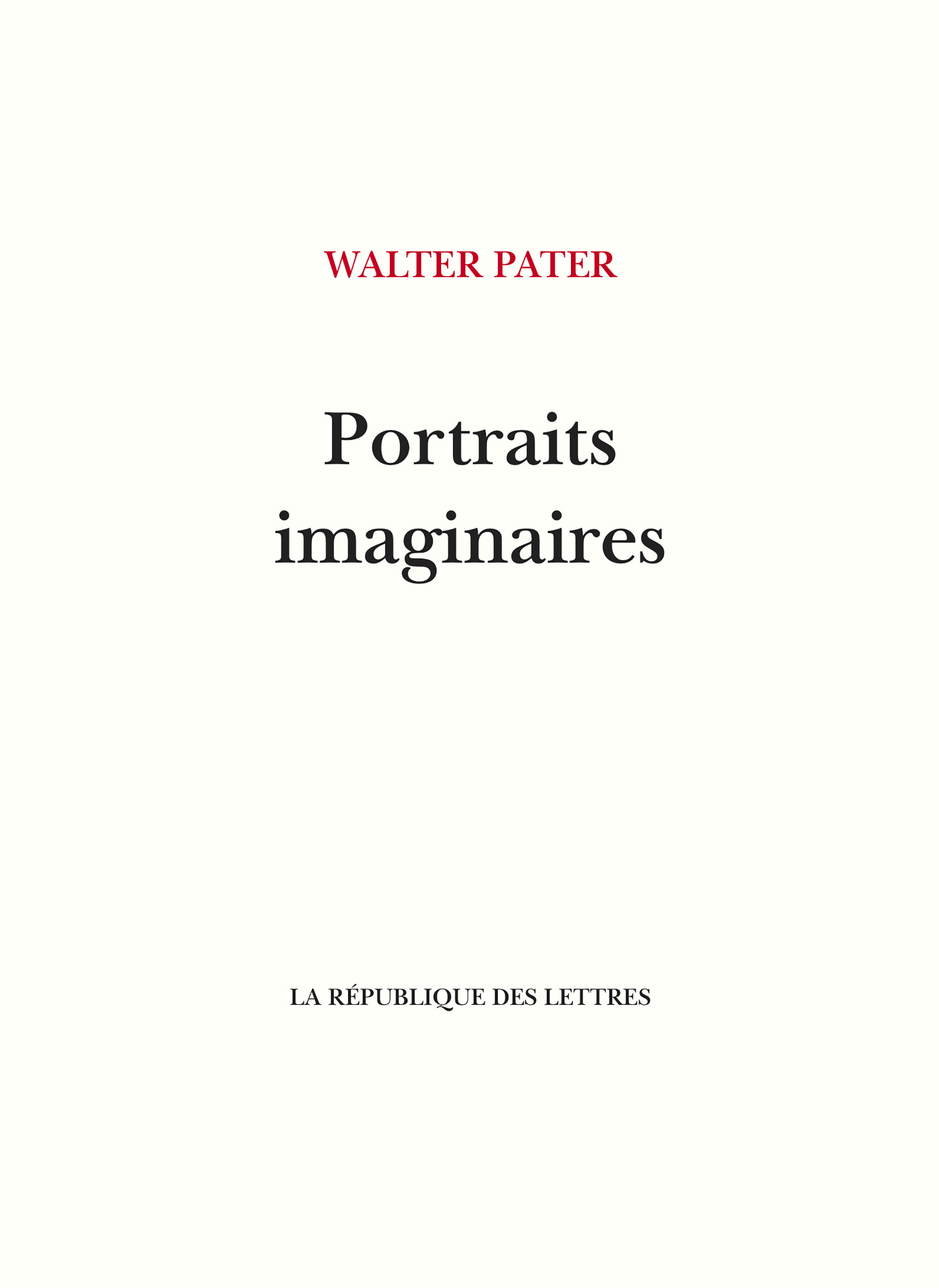 Portraits imaginaires