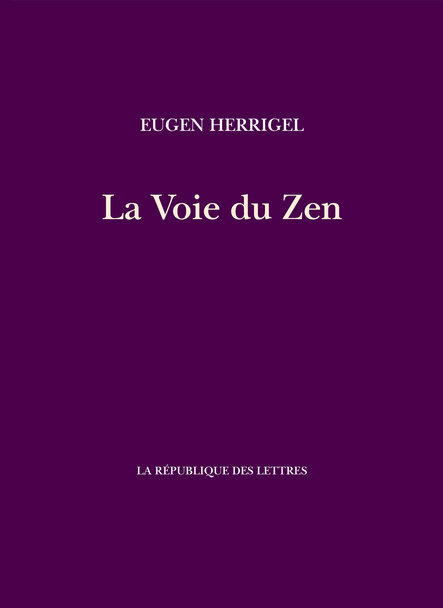 La Voie du Zen