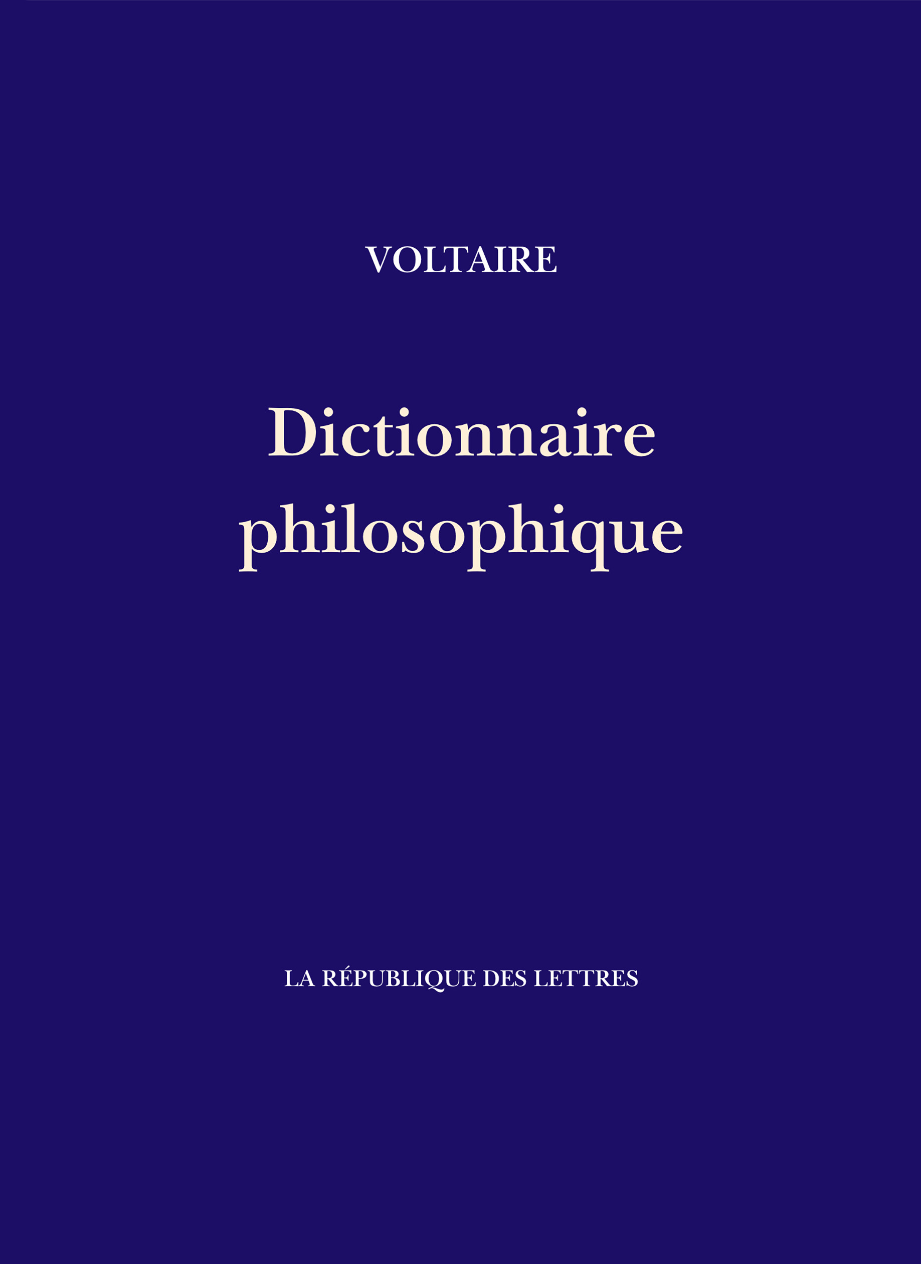 Dictionnaire philosophique