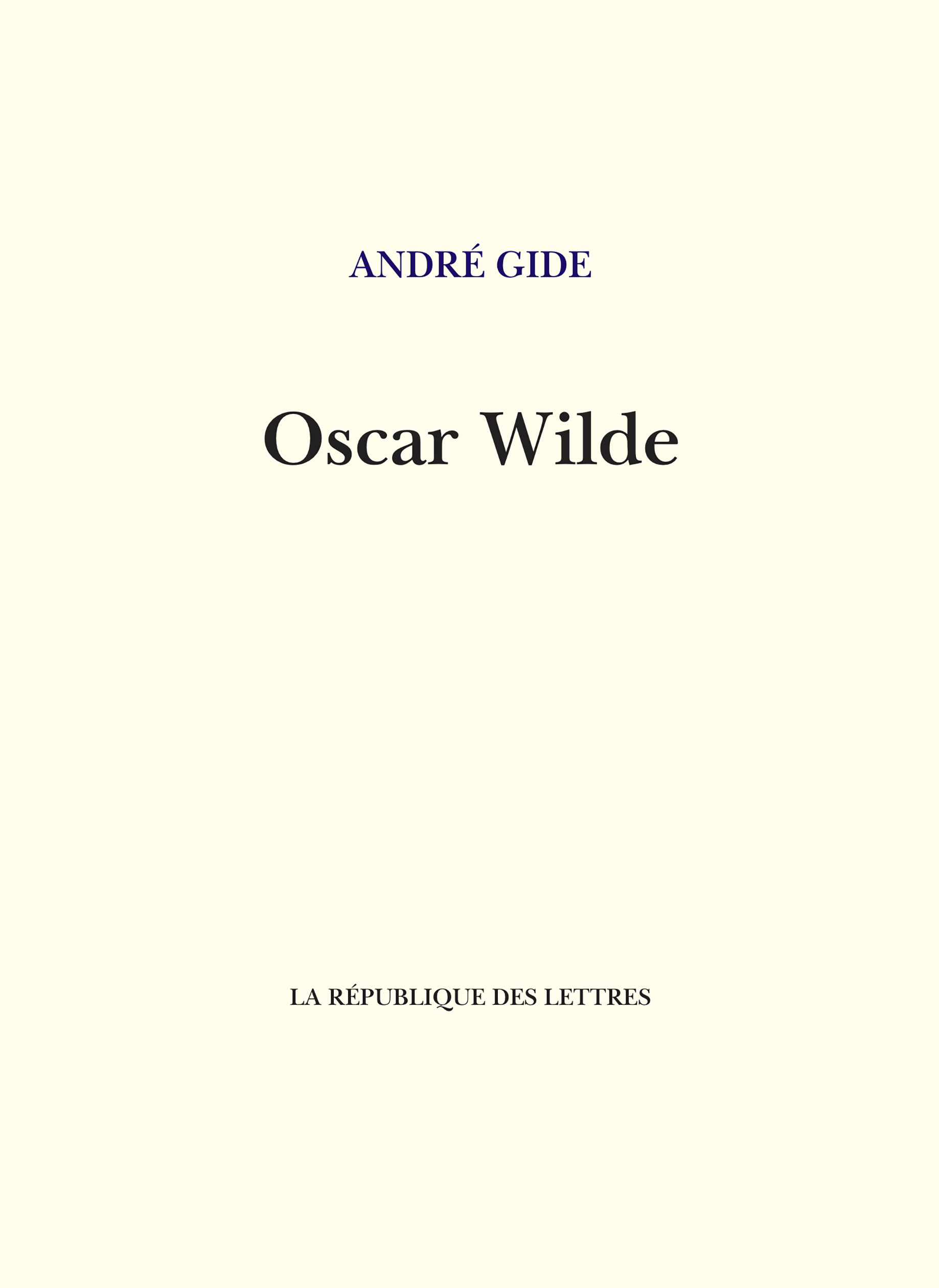Oscar Wilde