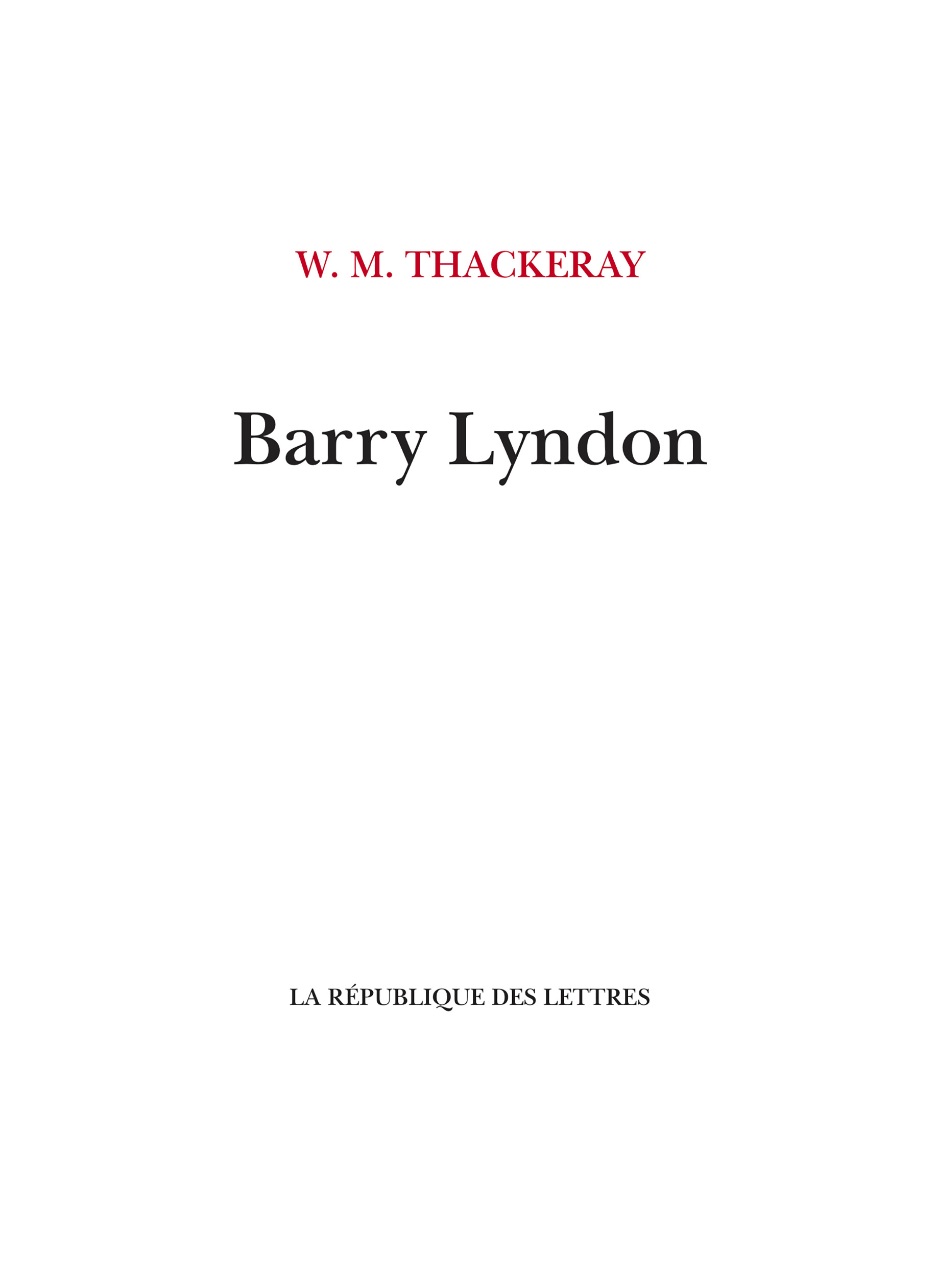Barry Lyndon
