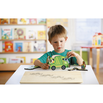 Encast. en volume - Le camion-poubelle