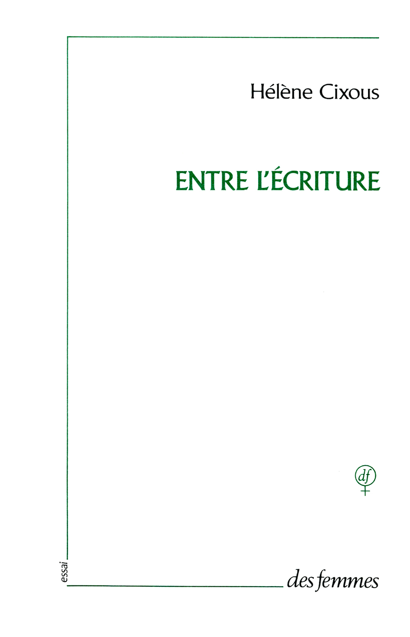 Entre l'écriture