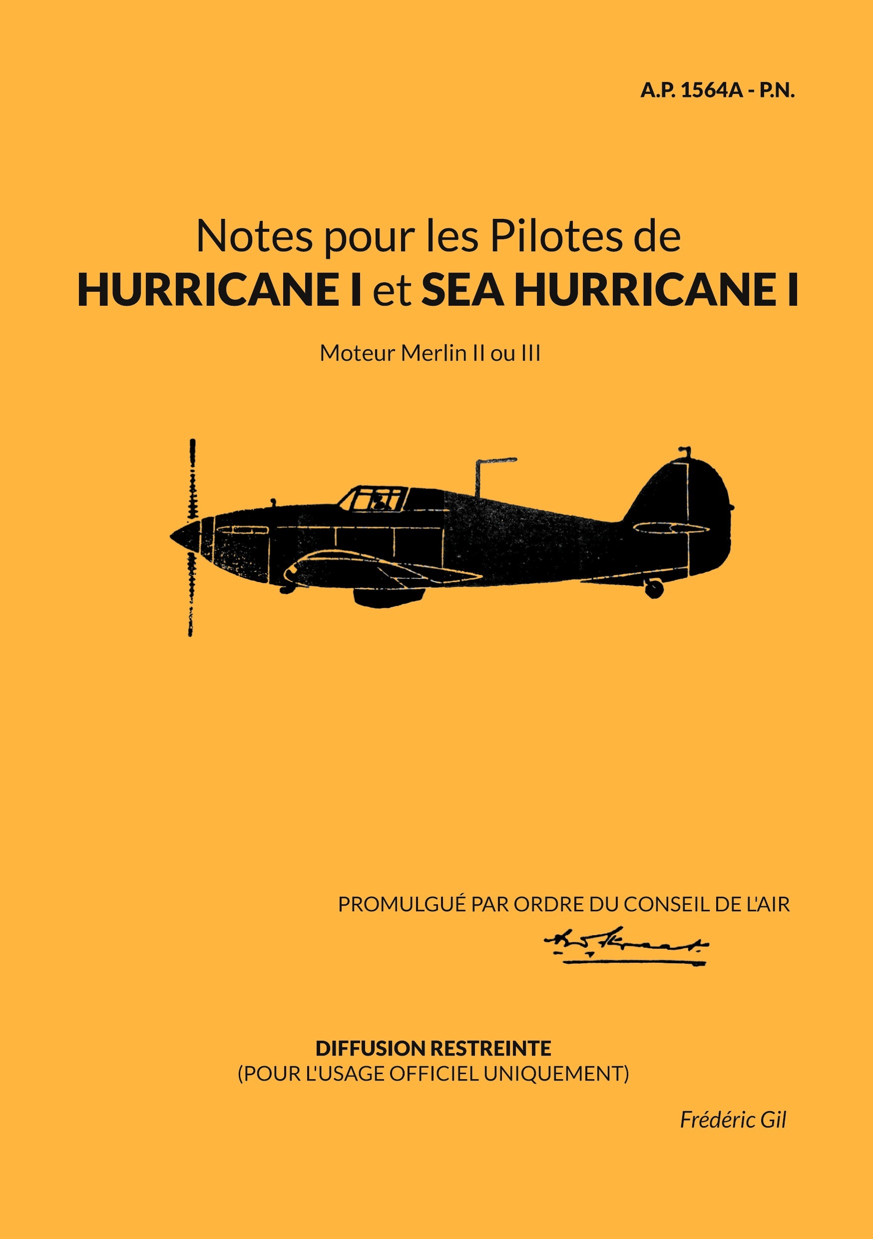 Notes pour les Pilotes de HURRICANE I et SEA HURRICANE I