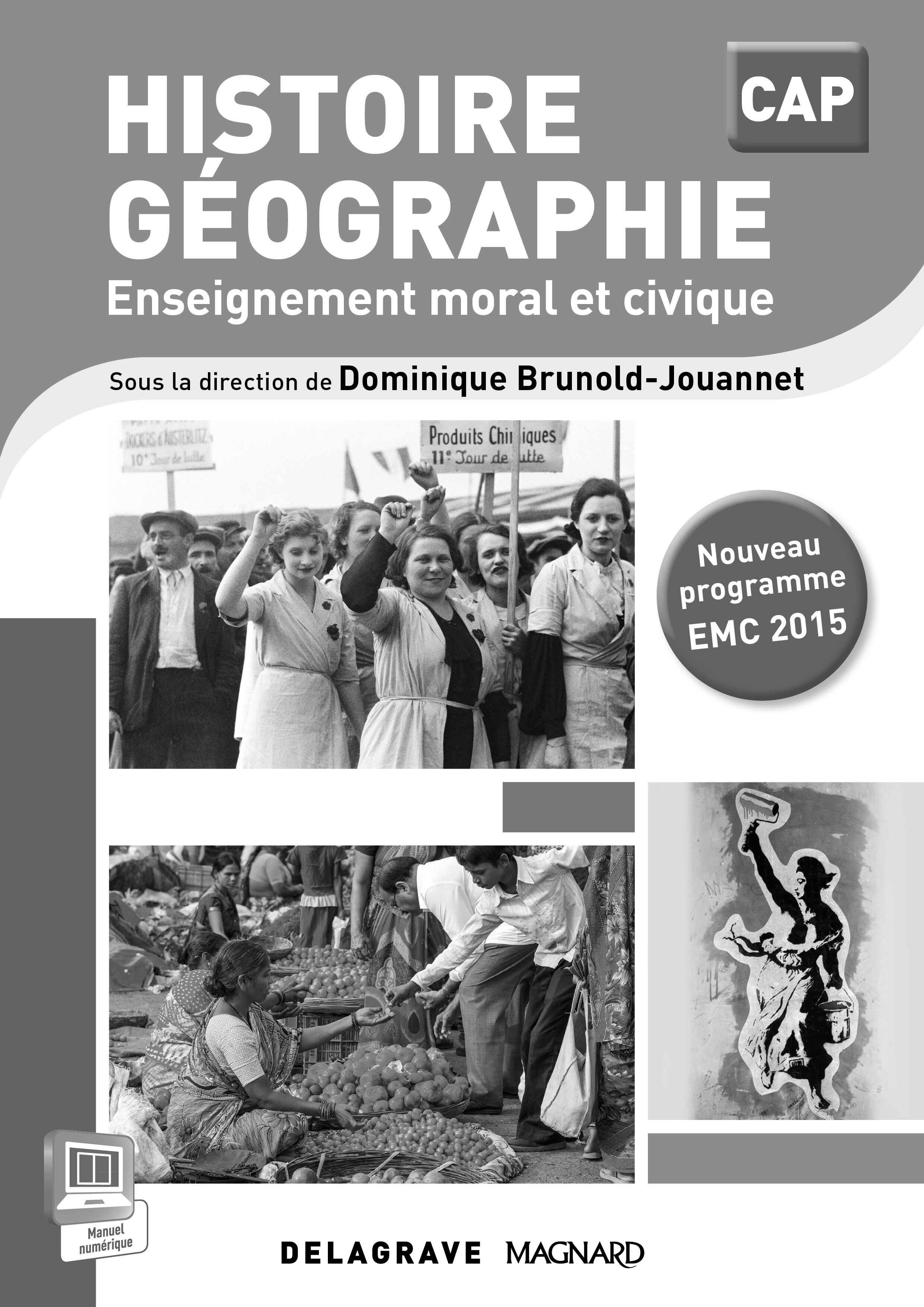 Histoire Géographie EMC Pochette CAP (2015) - Livre du professeur
