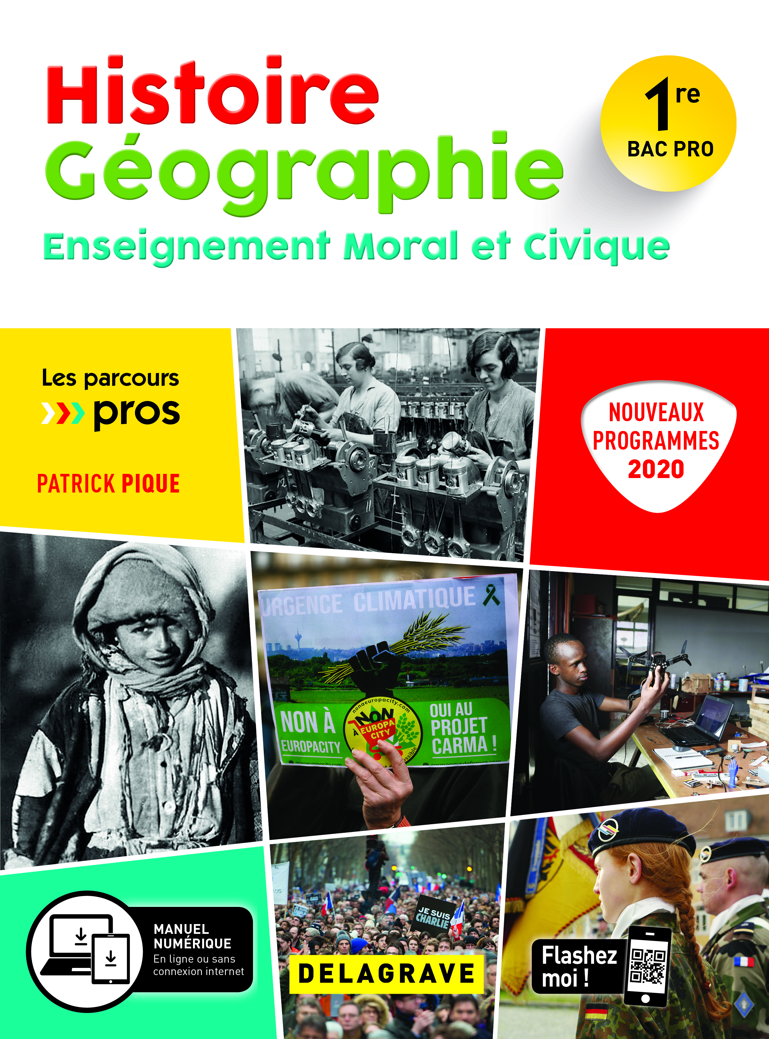 Histoire Géographie EMC 1re Bac Pro (2020) - Pochette élève