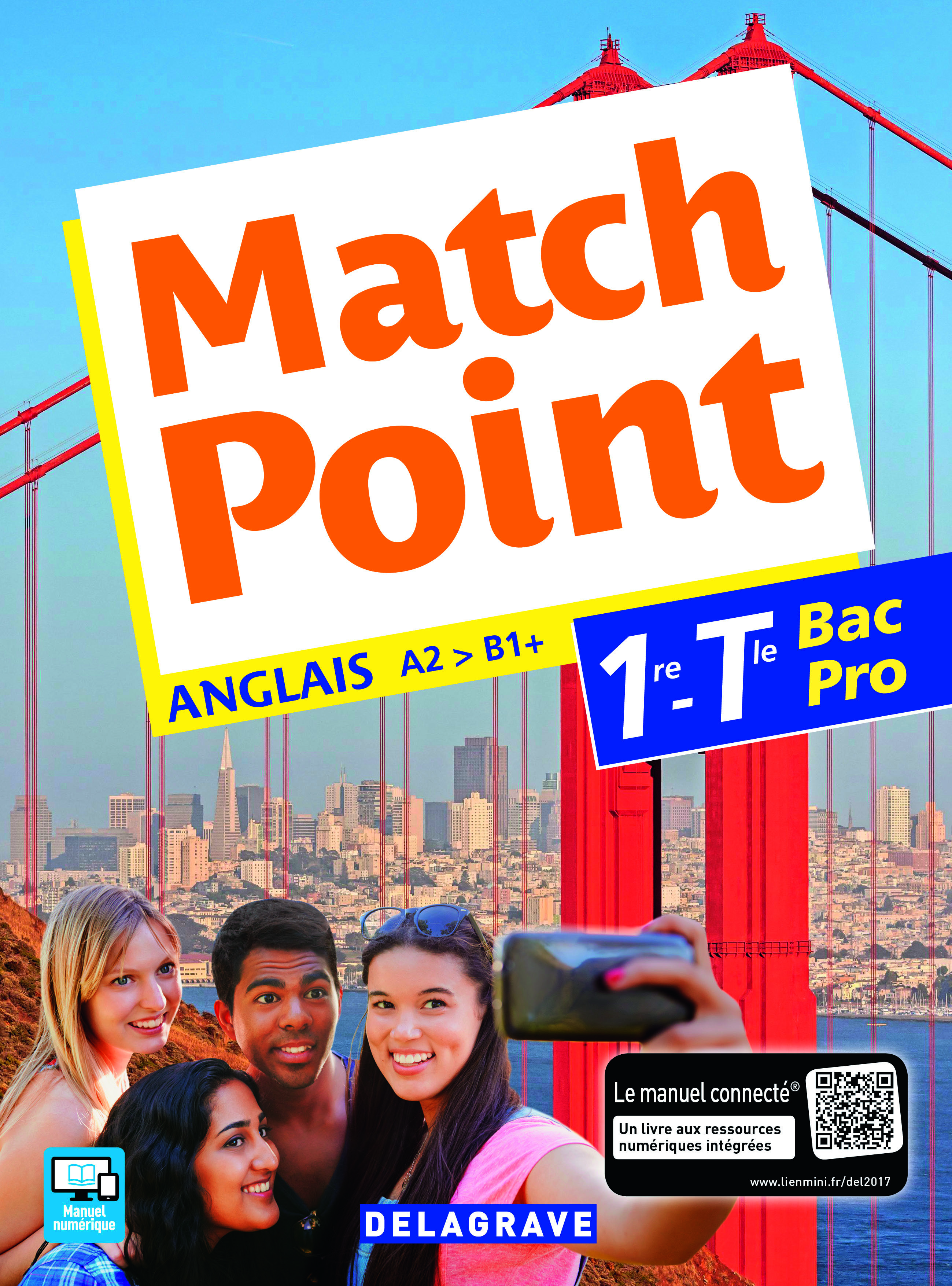 Match Point 1re, Tle Bac Pro (2017) - Pochette élève