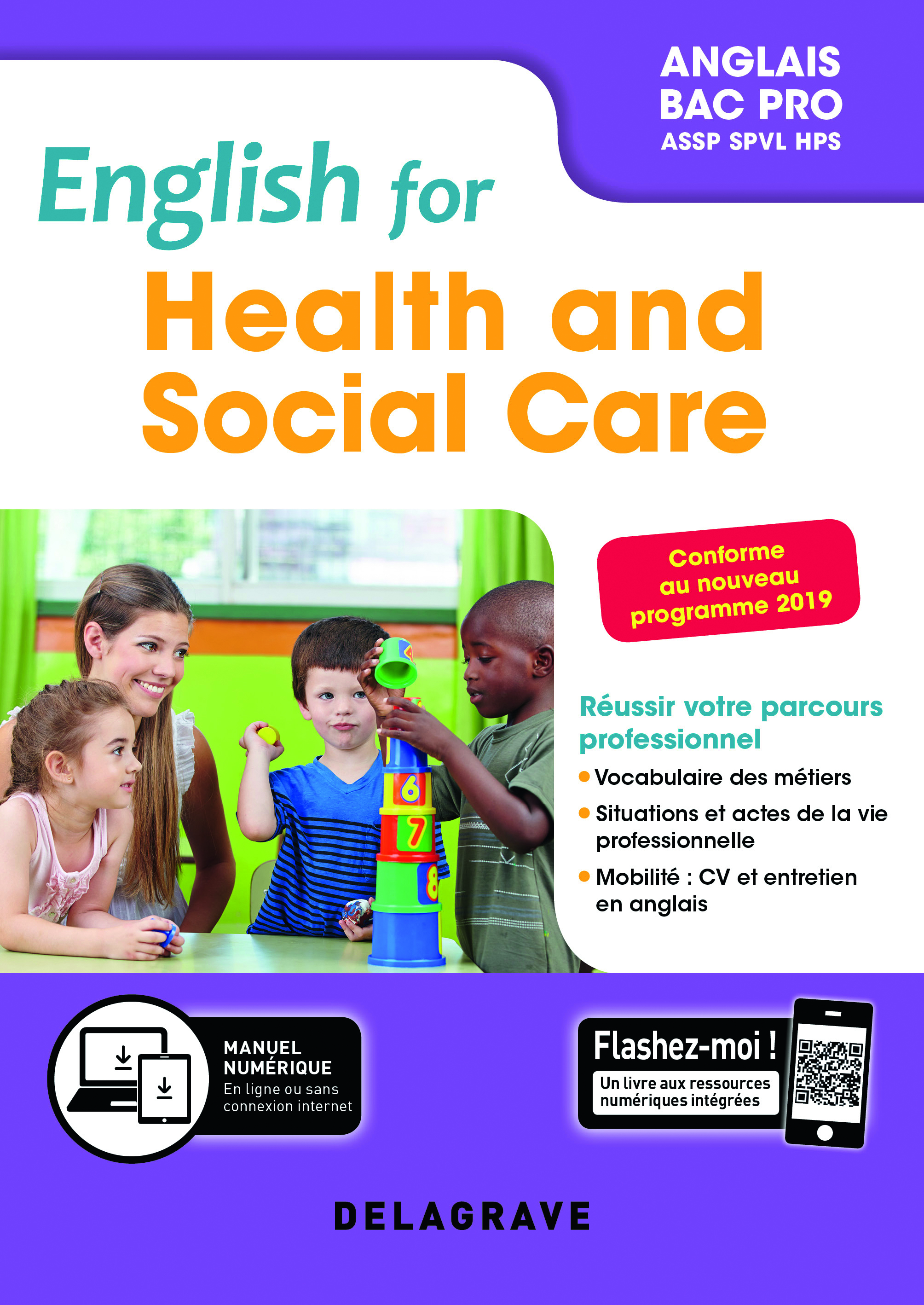 English for Health and Social Care - Anglais Bac Pro (2019) - Pochette élève