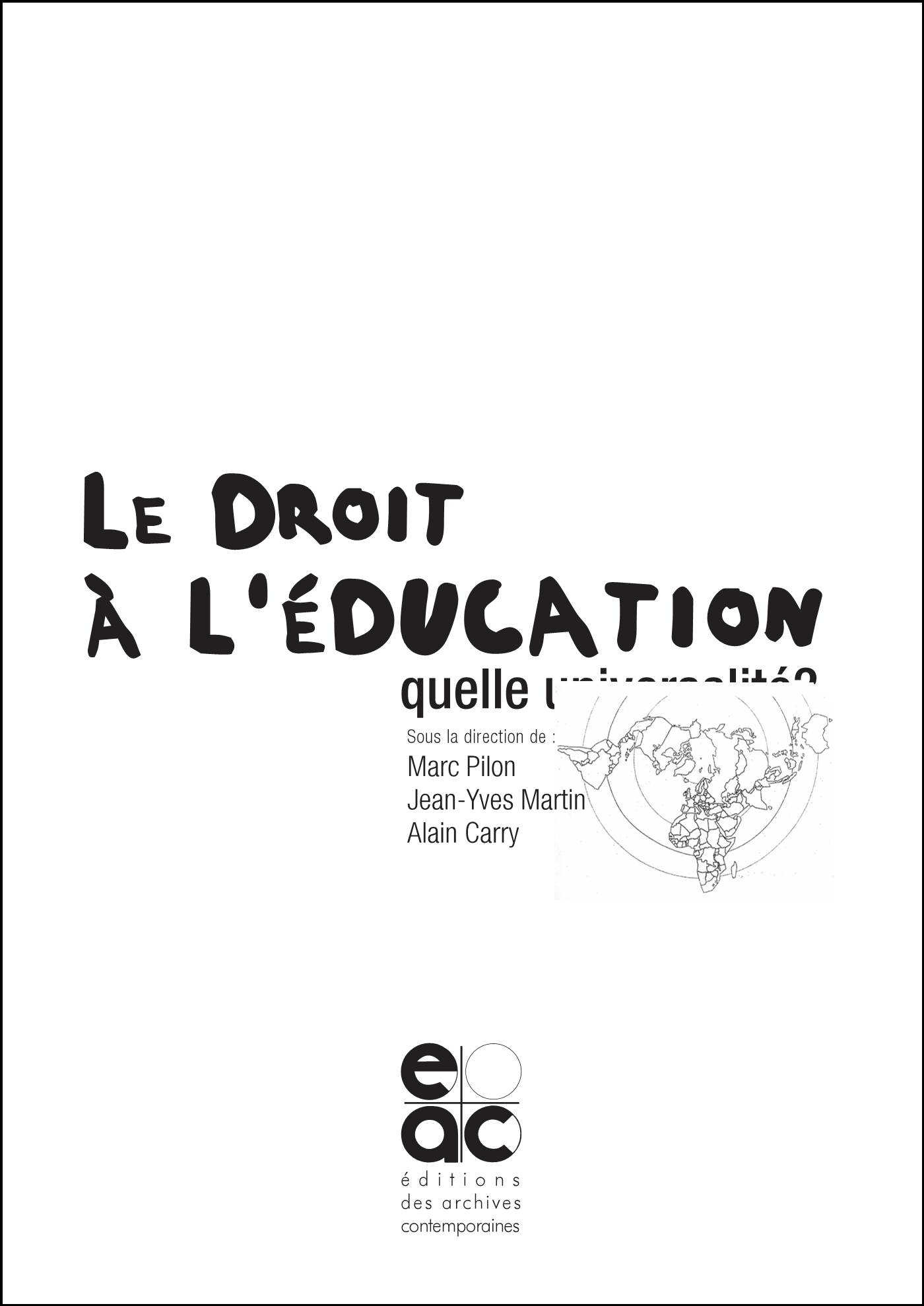 Le droit à l'éducation