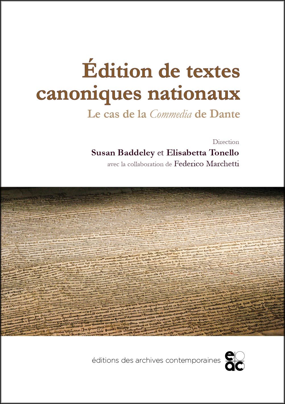 Edition de textes canoniques nationaux