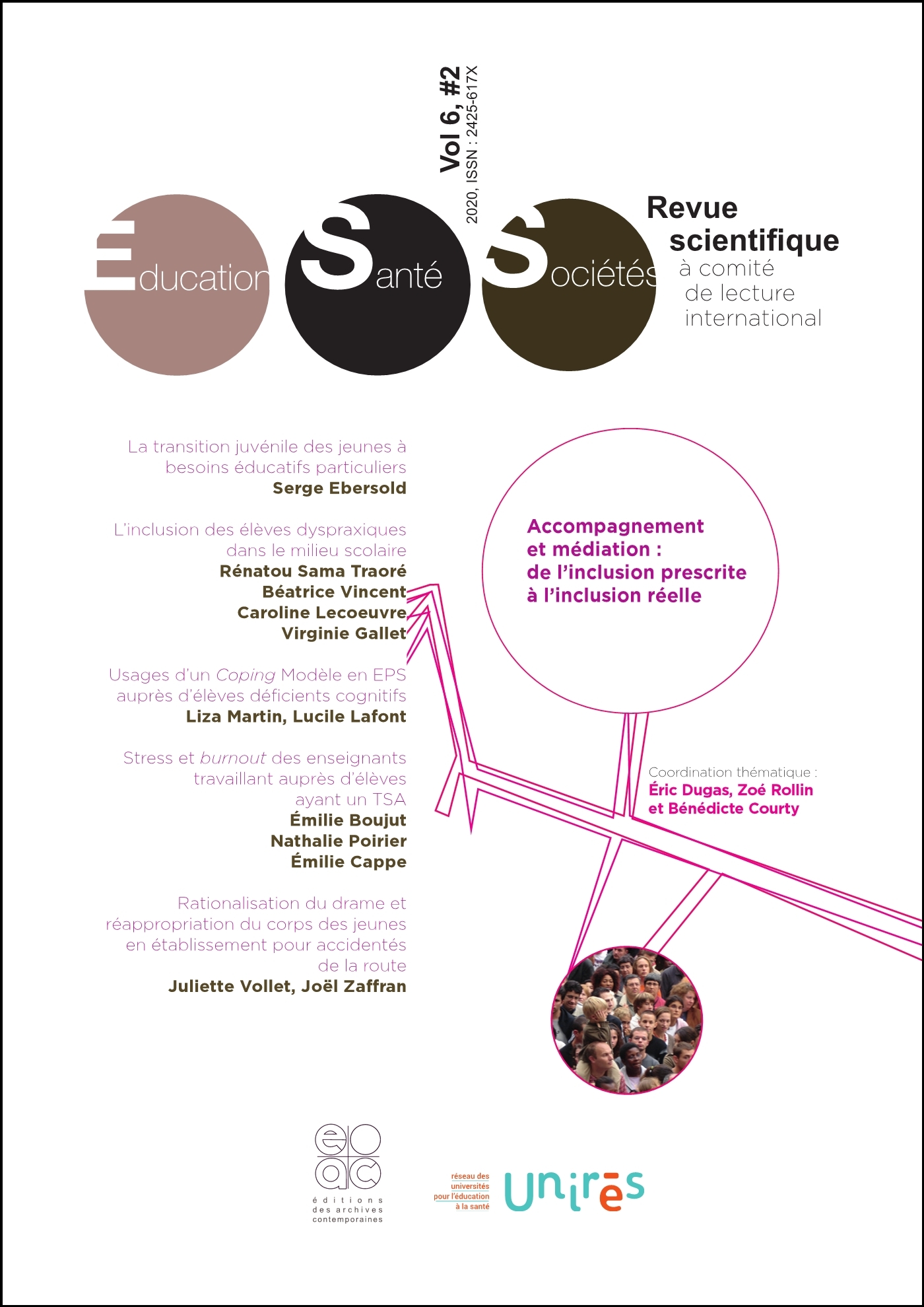 Revue Education, Santé, Sociétés, Vol. 6, No. 2