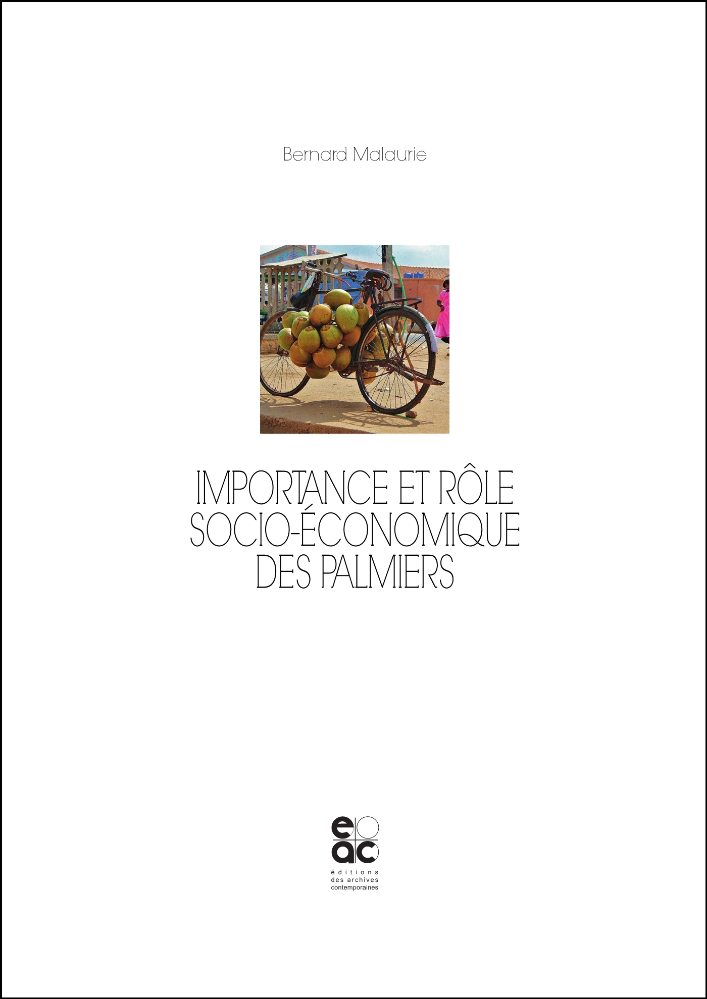 Importance et rôle socio-économique des palmiers