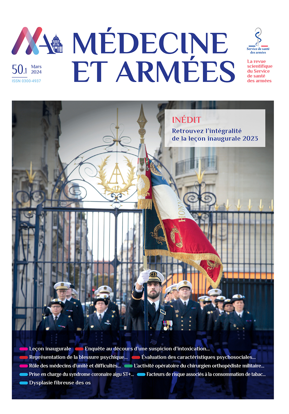 Médecine et Armées Vol.50 No.1