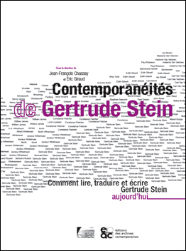 Contemporanéités de Gertrude Stein