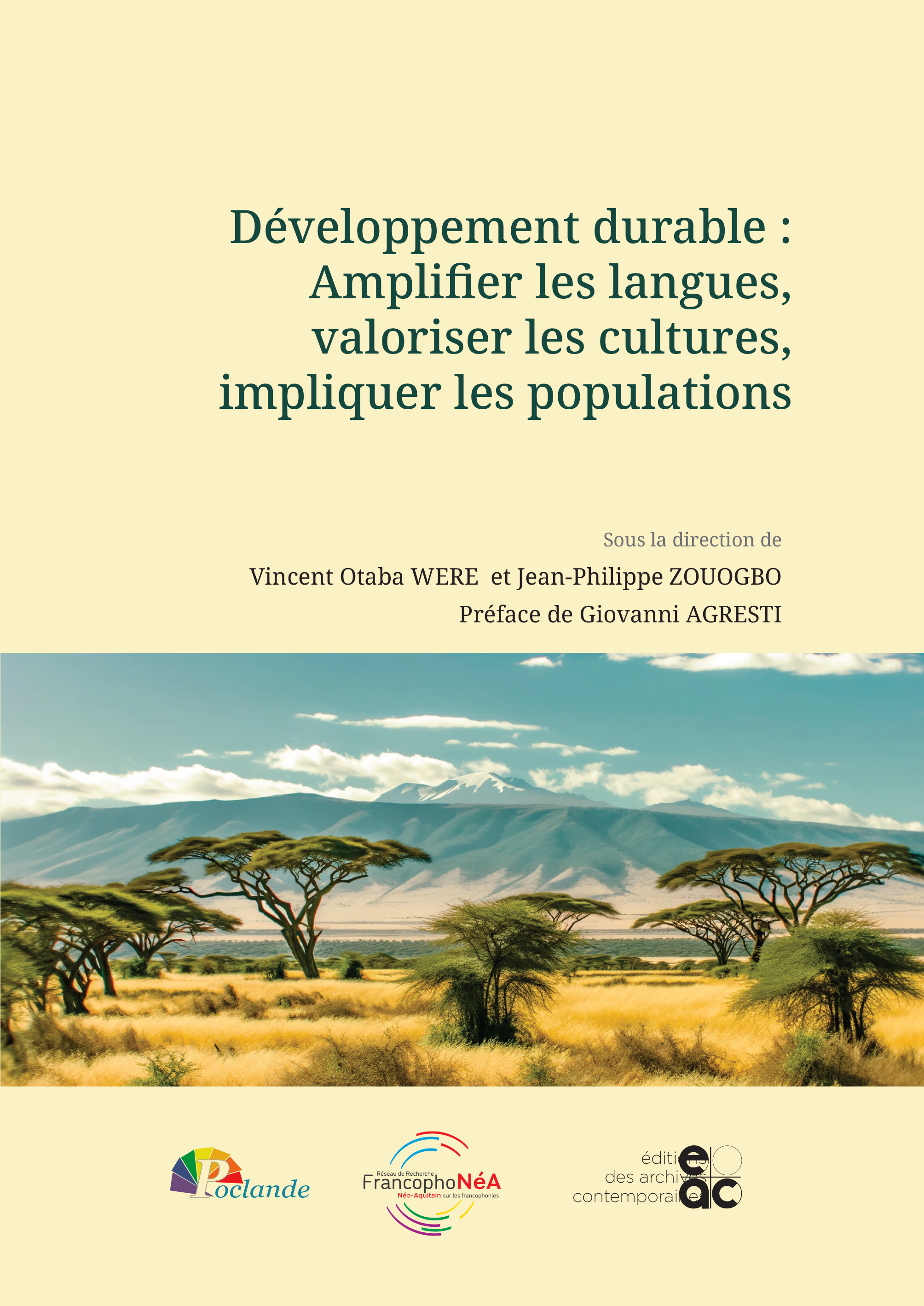 Développement durable : Amplifier les langues. Valoriser les cultures. Impliquer les populations
