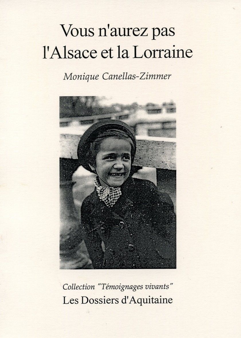 Vous n'aurez pas l'alsace et la lorraine