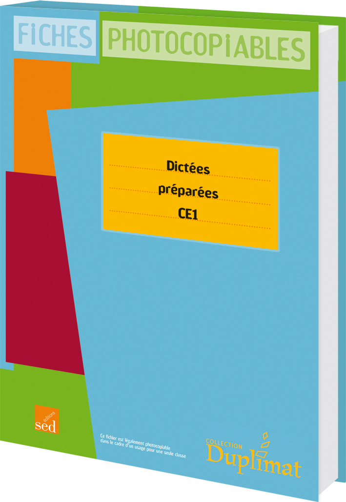 DICTEES PREPAREES - CE1