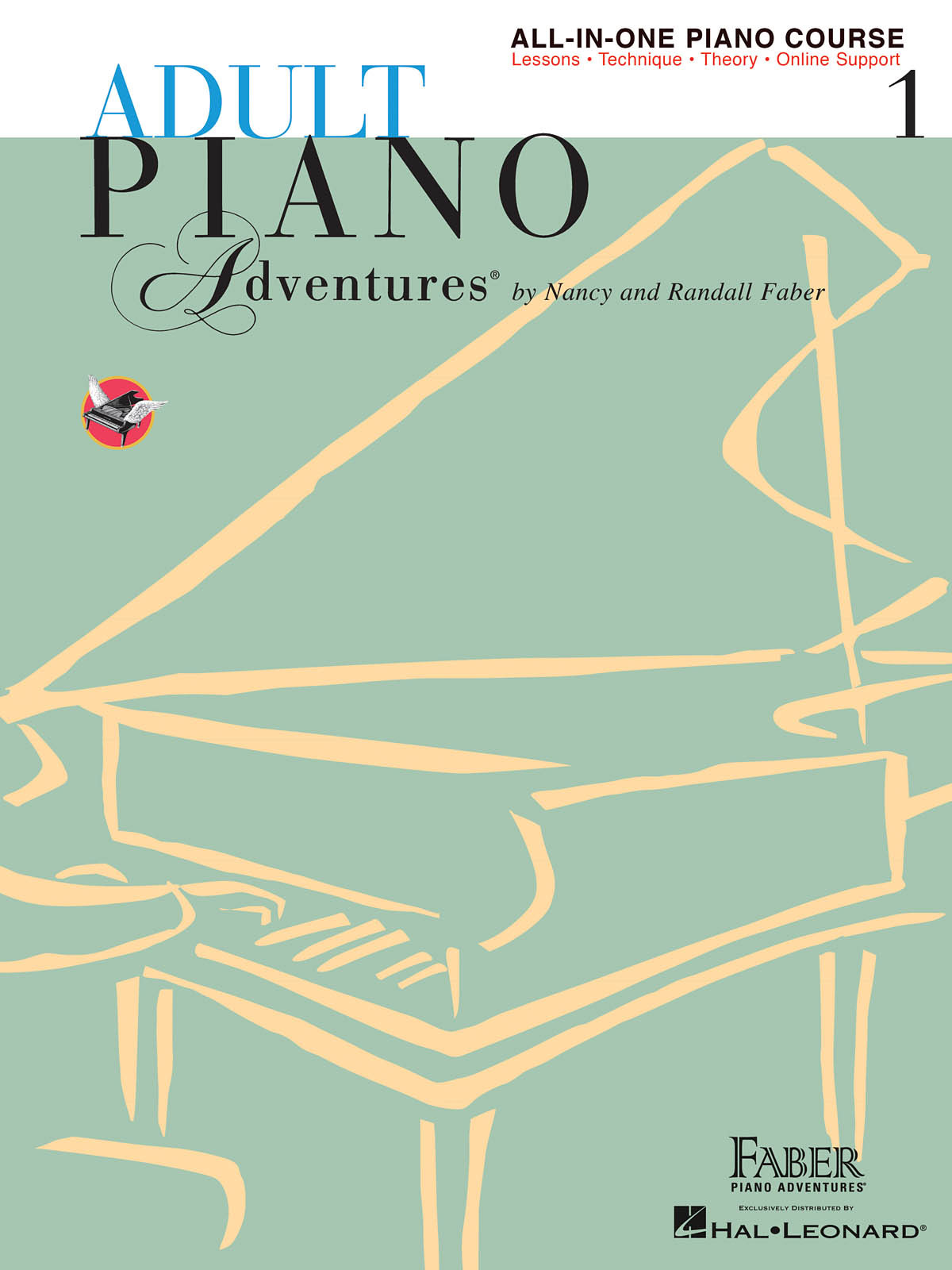 NANCY & RANDALL FABER: ADULT PIANO ADVENTURES ALL-IN-ONE BOOK 1 + AUDIO ONLINE