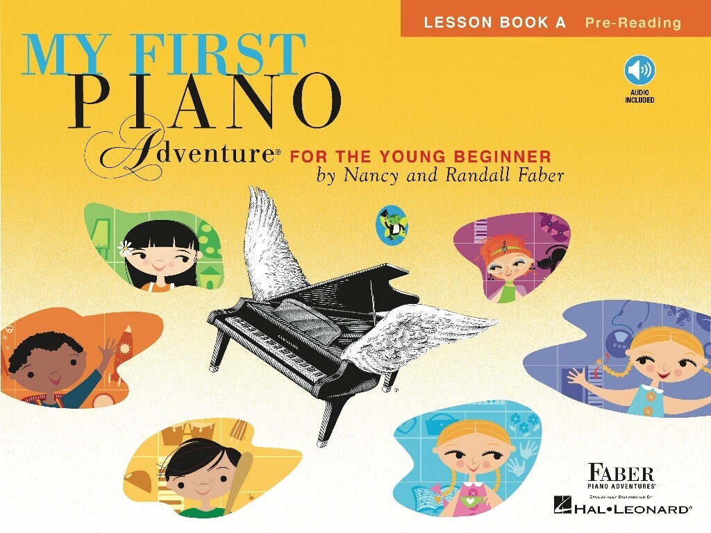 NANCY FABER :  MY FIRST PIANO ADVENTURE LESSON BOOK A - RECUEIL + ENREGISTREMENT(S) EN LIGNE