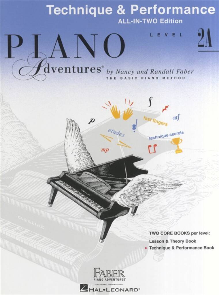 PIANO ADVENTURES ALL IN TWO LEVEL 2A PIANO