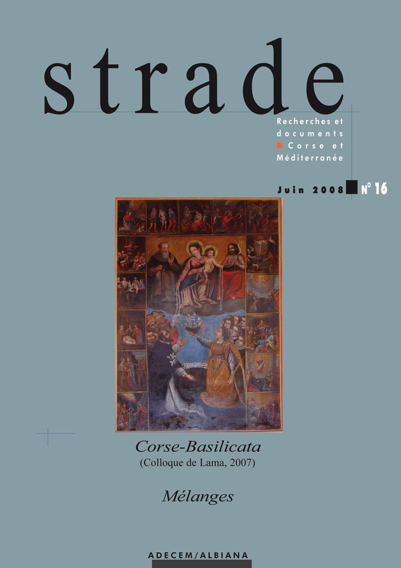 Strade n° 16 : Corse-Basilicata (Lama 2007)