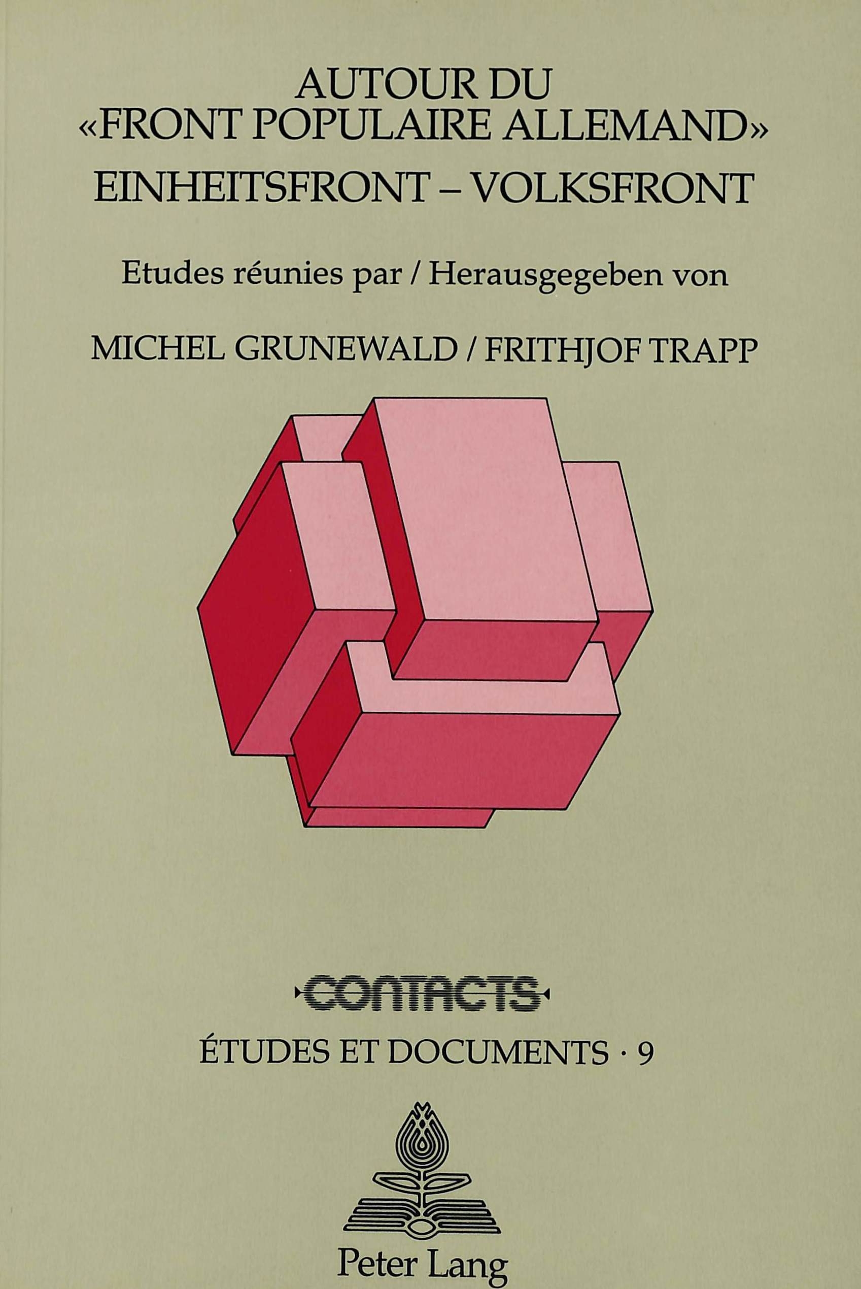 AUTOUR DU "FRONT POPULAIRE ALLEMAND