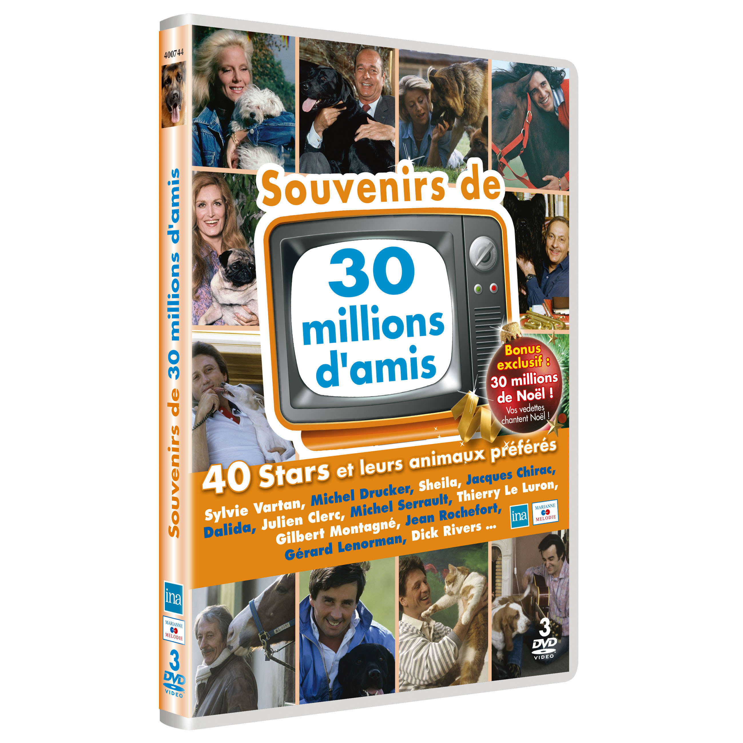 SOUVENIRS DE 30 MILLIONS D'AMIS 3 DVD