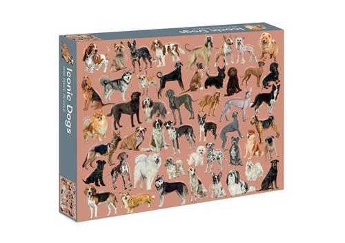 Iconic Dogs: 1000 piece jigsaw puzzle /anglais