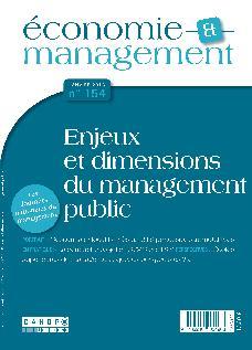 ECONOMIE ET MANAGEMENT 154 : ENJEUX ET DIMENSIONS DU MANAGEMENT PUBLIC