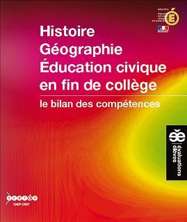 Histoire, géographie, éducation civique en fin de collège - le bilan des compétences