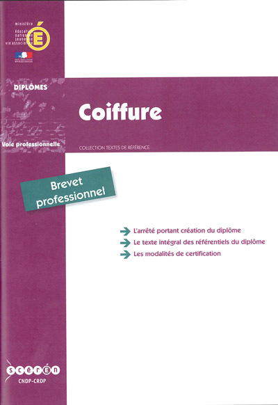 Coiffure - brevet professionnel