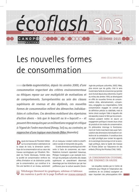ECOFLASH 303 : LES NOUVELLES FORMES DE CONSOMMATION