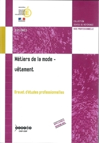 Métiers de la mode, vêtement - brevet d'études professionnelles
